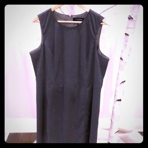 Lands End grey sheath dress